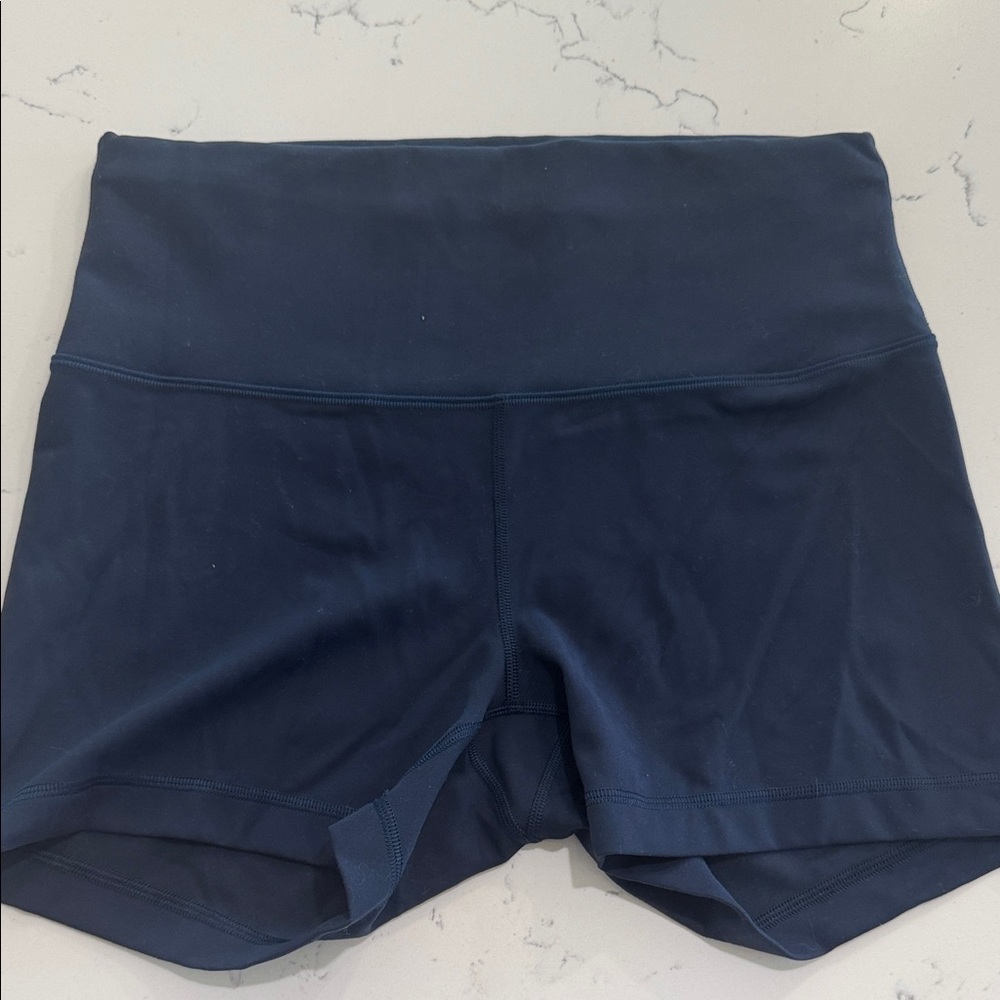 Lululemon Athletica High Waist Navy Shorts
